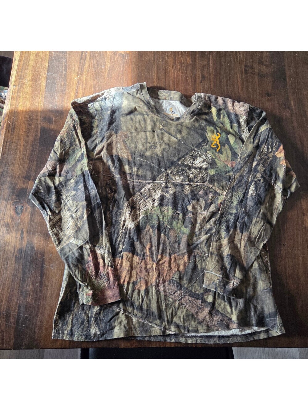 Browning camo long sleeve shirt size M